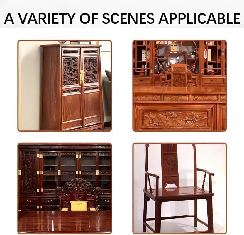 Natural Micro-Molecularized Beeswax Spray, Furniture Polish and Cleaner for Wood (Pack of 2)