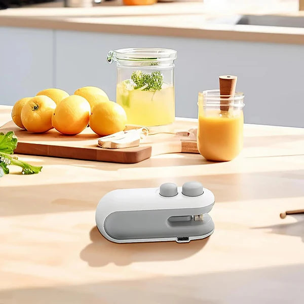 Portable Rechargeable Food Sealer | Fully Airtight Seal