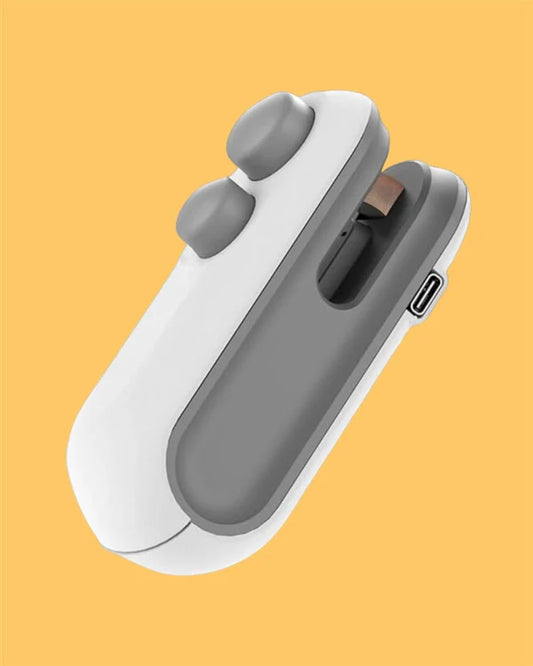 Portable Rechargeable Food Sealer | Fully Airtight Seal
