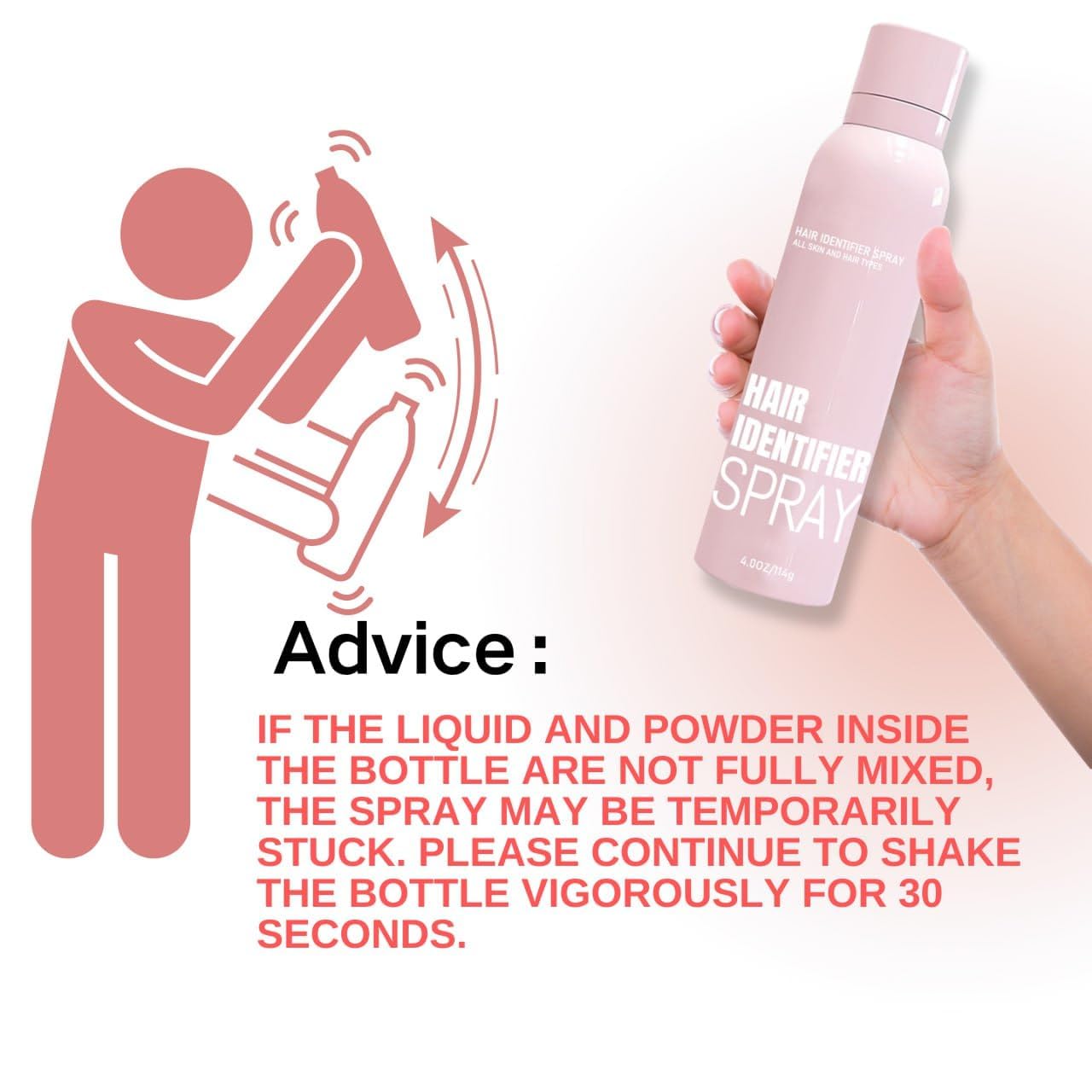 Hair Identifier Spray For Face Shaving With 4 Pcs Razor