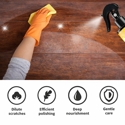 Natural Beeswax Spray, Furniture Polish and Cleaner for Wood 120ML (Pack of 2)