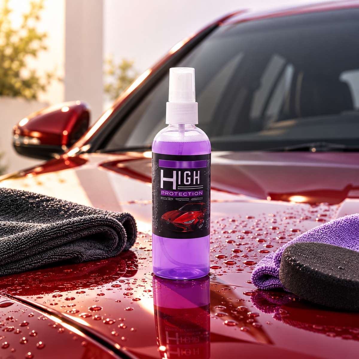 Car Coating Spray | High-Gloss Finish & Water-Repellent Protection