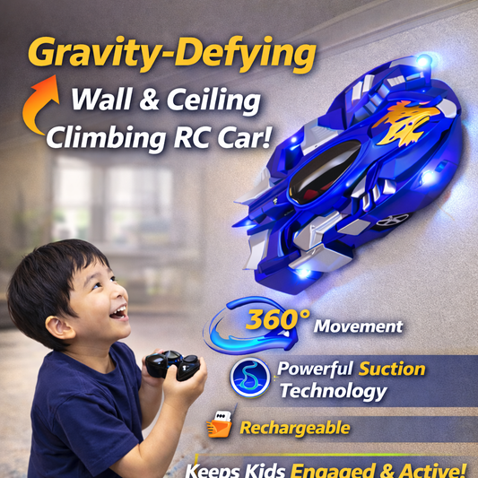 Gravity Defying Wall Climbing Stunt  RC Toy Car