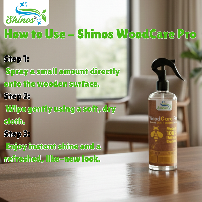 Natural Micro-Molecularized Beeswax Spray, Furniture Polish and Cleaner for Wood (Pack of 2)