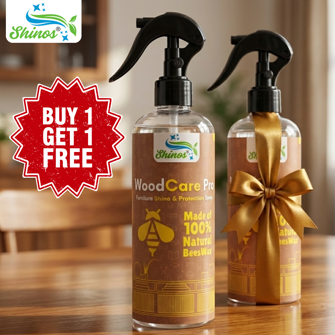 Natural Micro-Molecularized Beeswax Spray, Furniture Polish and Cleaner for Wood (Pack of 2)